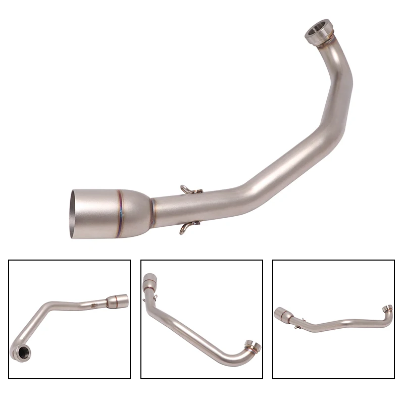 

Slip On For ZONTES ZT310M 310M ZT310 M 2021 2022 2023 Motorcycle Exhaust System Escape Muffler 51mm Stainless Front Link Pipe