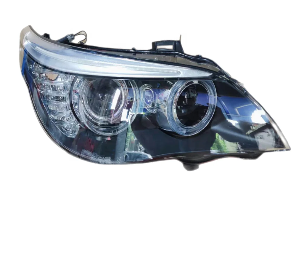 High quality auto parts Front Head hidden hernia HID led car headlights for BMWs 5 E60