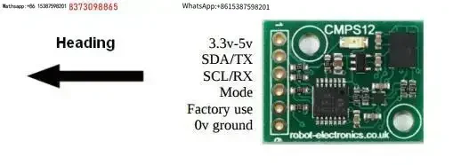 

BBImported tilt compensation CMPS12 electronic compass magnetometer CMPS11 upgraded version.
