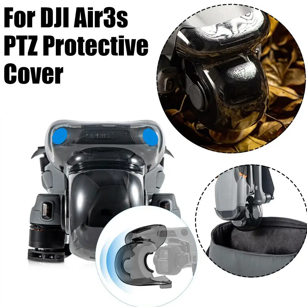 For DJI Air3S Lens Protection Cover Anti-collision Drone Cover Lightweight And Gimbal Design Protection Scratch-resistant C0B3