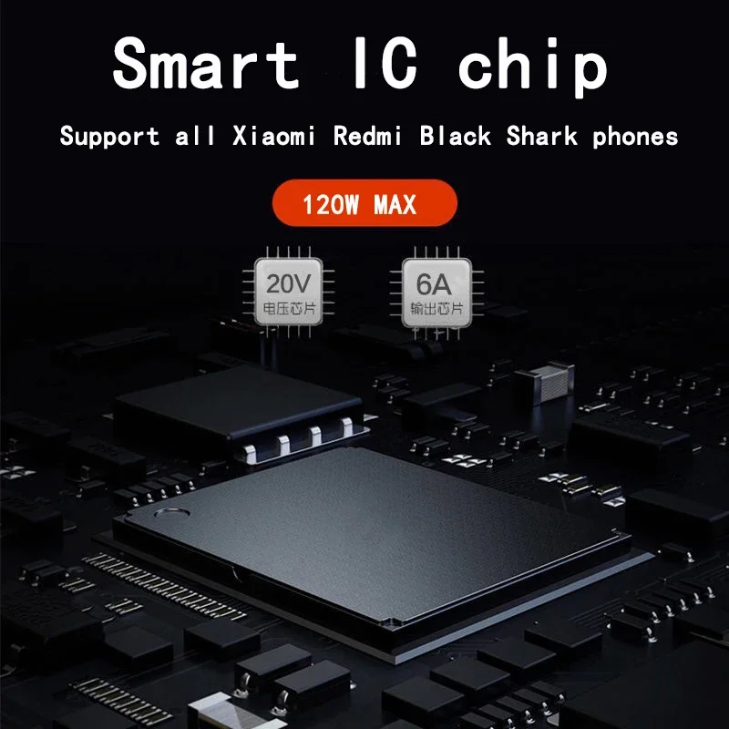 120W Max Charger Cable USB Type C 6A For Xiaomi 12 12S Pro Lite Ultra Redmi K50i Note 11T Pro+ Poco X4 F4 GT 67W
