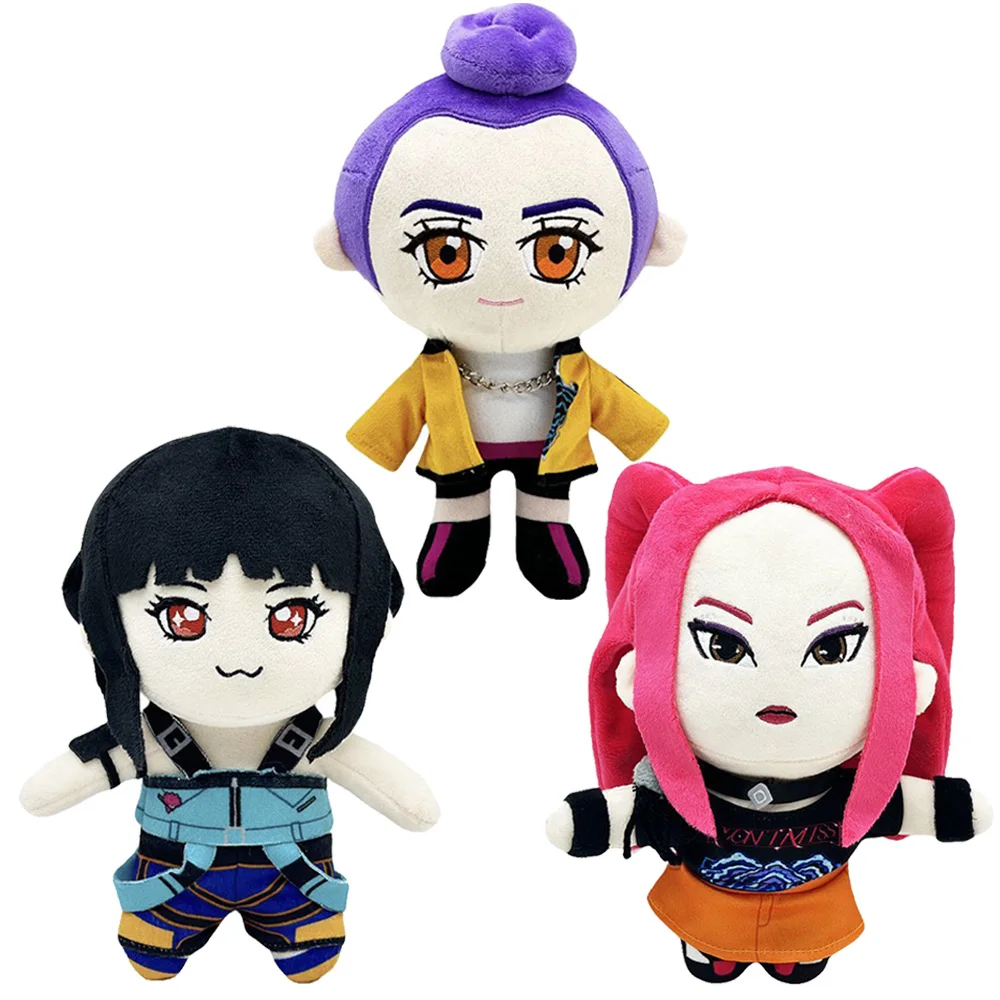 

Rumi Zoey Mira Cosplay Costume Accessaries Plush Figure KPop Demon Hunters Mascot Plushie Decorative Pillow Halloween Xmas Gifts