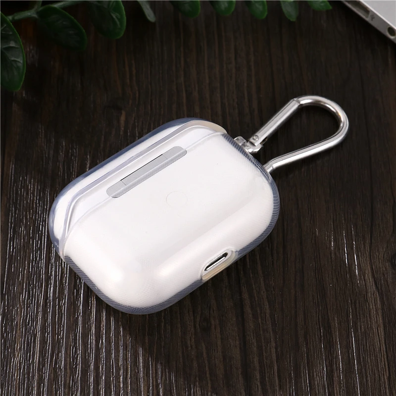 Case For AirPods 4 2024 Transparent Clear Earphone Cases For Apple AirPods 4th Generation Pro 2 3 Soft Headset Cover With Hook