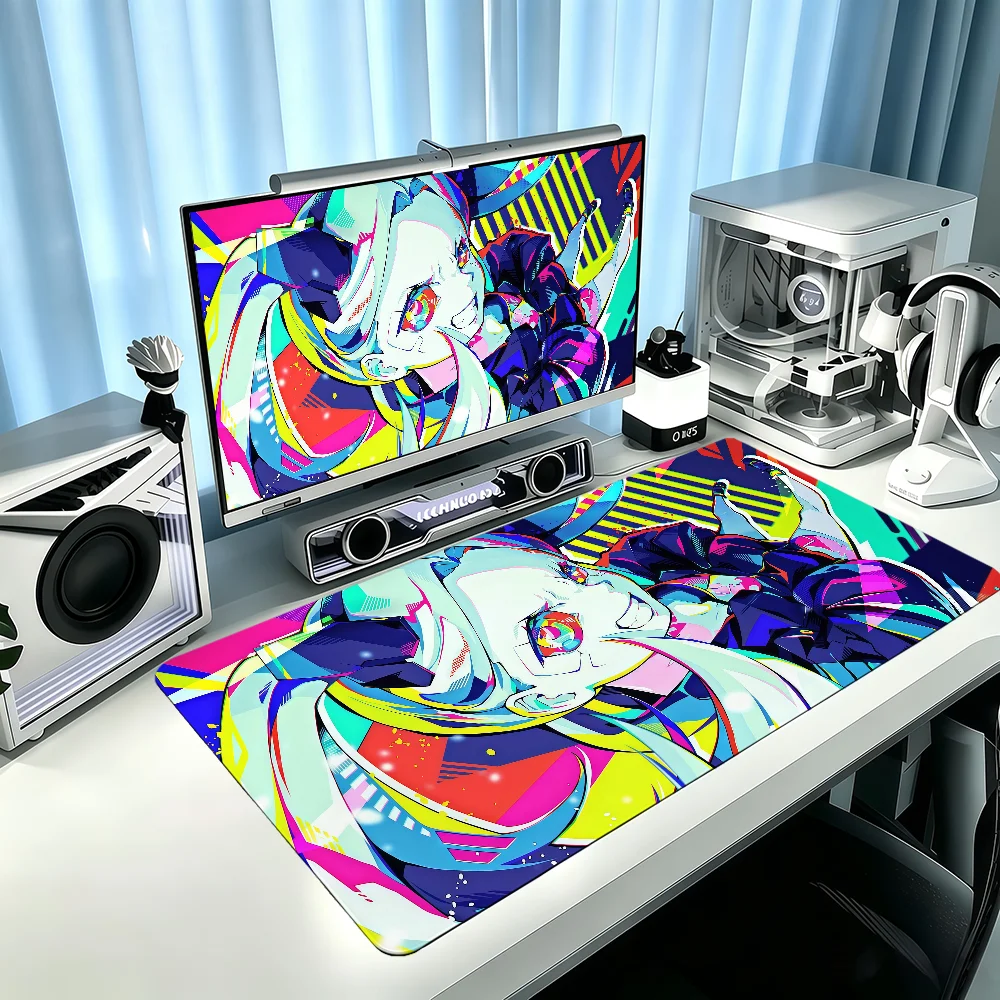 Game Rebecca Wuthering Waves Mouse Pad Large Non-slip Lockedge Desktop Computer Desk Mat Keyboard MousePad Office Student Gifts