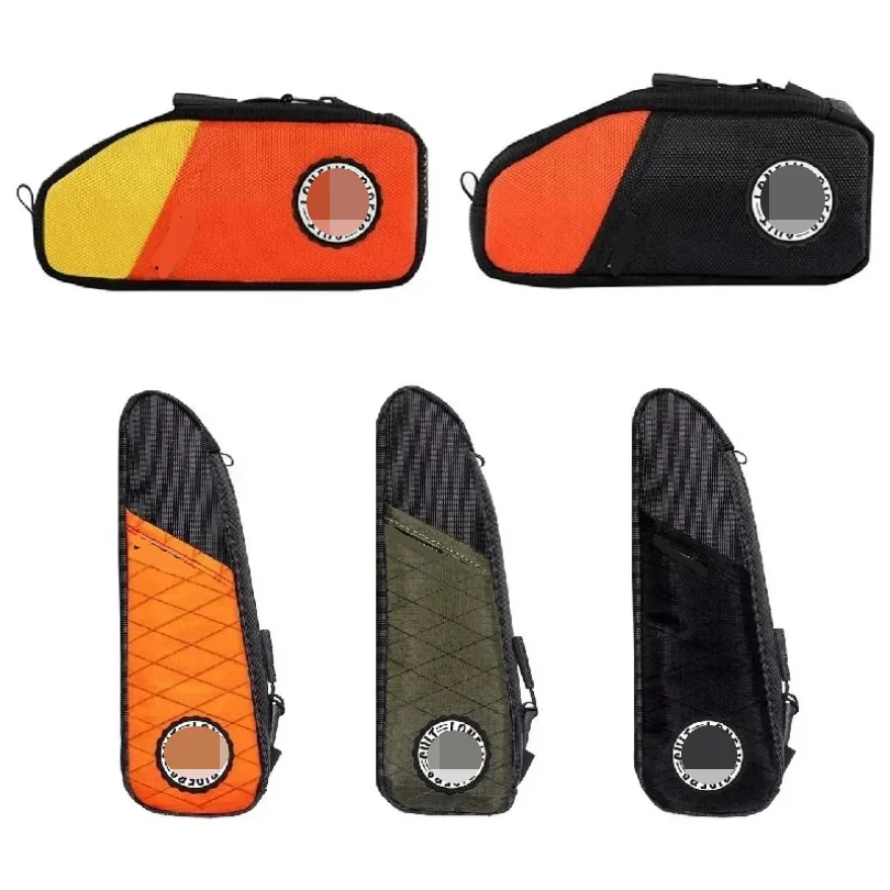 

Waterproof Cycling Top Tube Bag 0.9/1L MTB Road Bike Lightweight Durable Bicycle Frame Bag With External Side Pockets