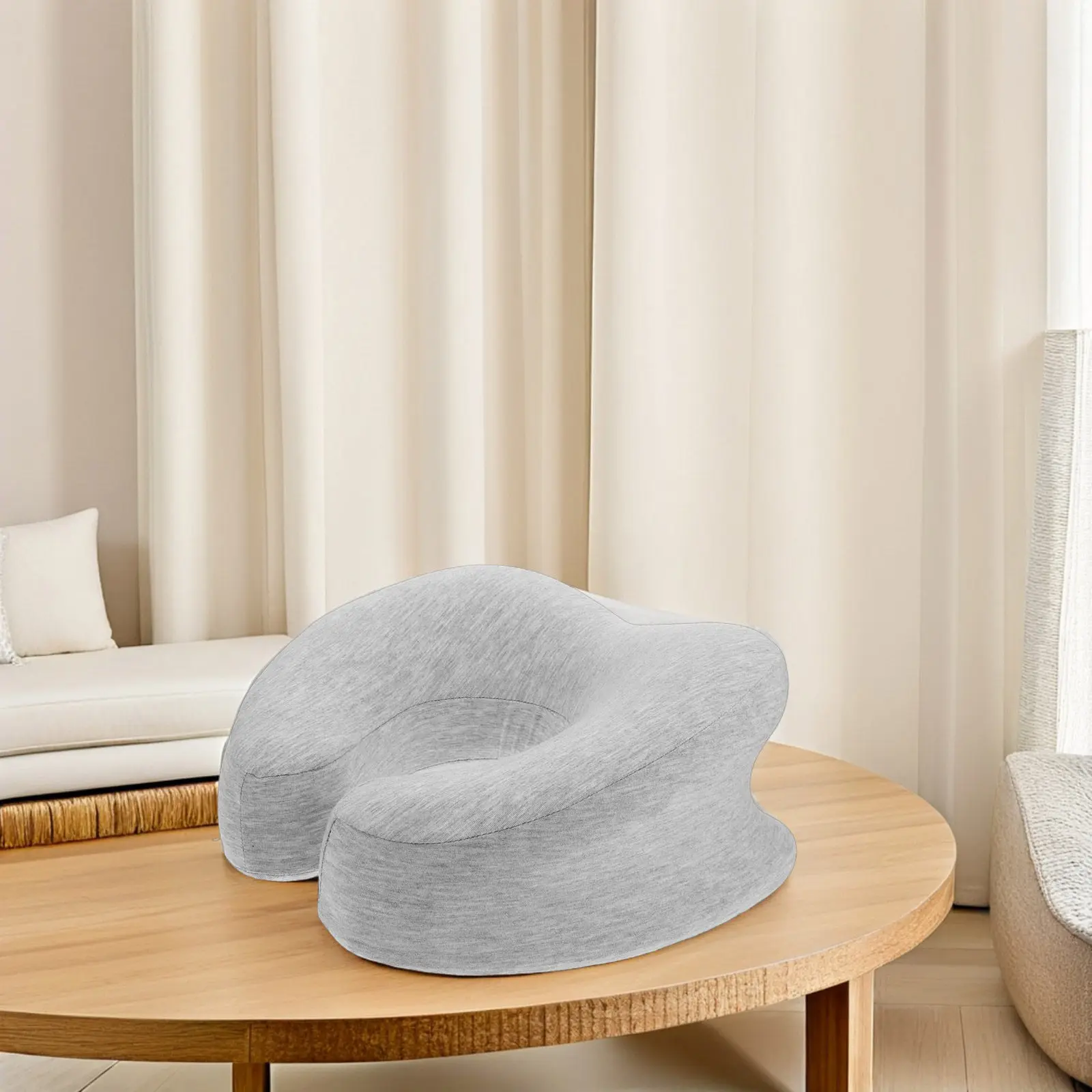 

U-Shaped Massage Pillow Ergonomic Design for Face Down Sleeping Desk Nap Pillow Office Beauty Salon Support Cushion