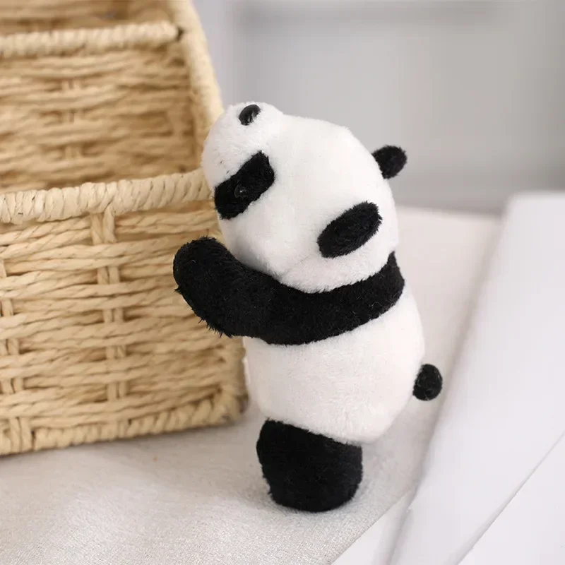 Cute 10cm Plush Panda Toys Lovely Pillow Panda Kawaii Stuffed Soft Toy for Kids Girls Boys Birthday Christmas Gift