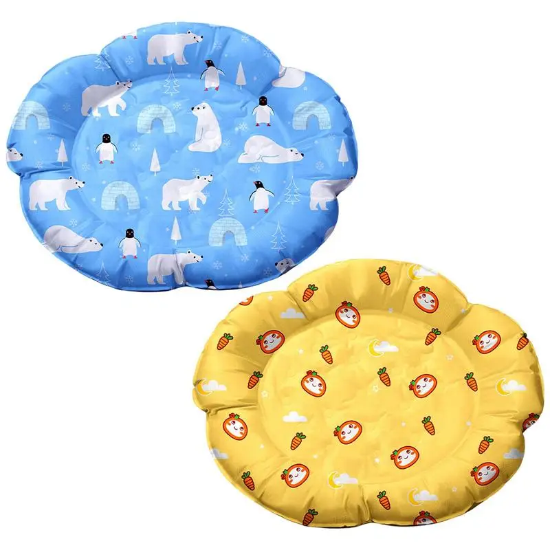 

Dog Cooling Mat Portable Cool Puppy Pad Non-Slip Waterproof Washable Animal Cat Dog Cooling Gel Mat for Outdoor Bed Sofa