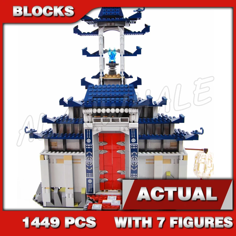 Kendobi Temple of the UlOscar Weapon Assembling Door Function, Jungle Guardian, importer nights Toys, Compatible with Model, 1449Pcs, 10722