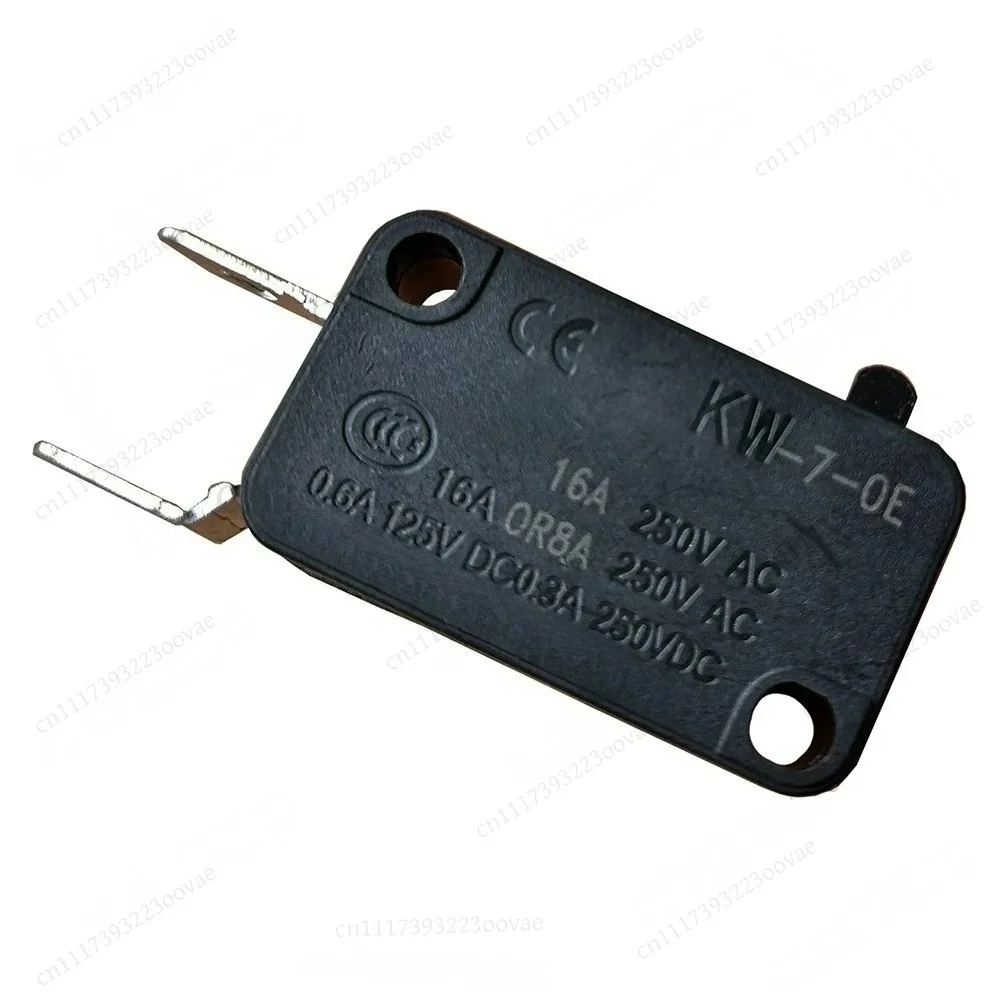 Df KW7-0E 16A 2 Pin Electric Microswitch Short Plunger SPST Normally Closed 2 Terminal Micro Switch 6PCS