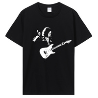 Ritchie Blackmore Guitarist Funny Canvas Unisex T-Shirt Summer Men Cotton T Shirt Hip Hop T Shirt Harajuku Streetwear Tees