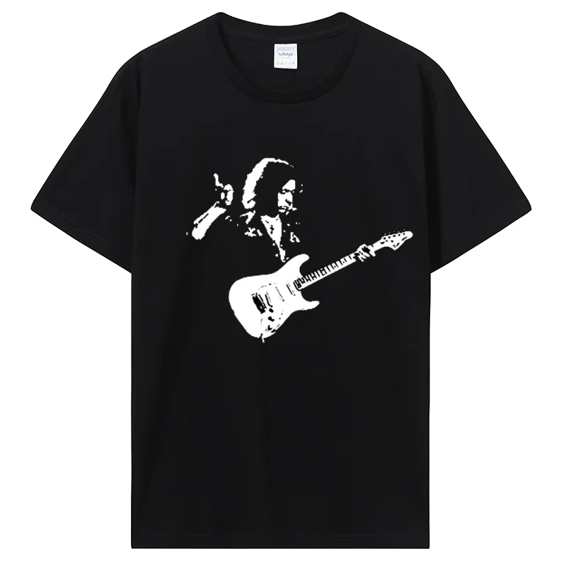 Ritchie Blackmore Guitarist Funny Canvas Unisex T-Shirt Summer Men Cotton T Shirt Hip Hop T Shirt Harajuku Streetwear Tees