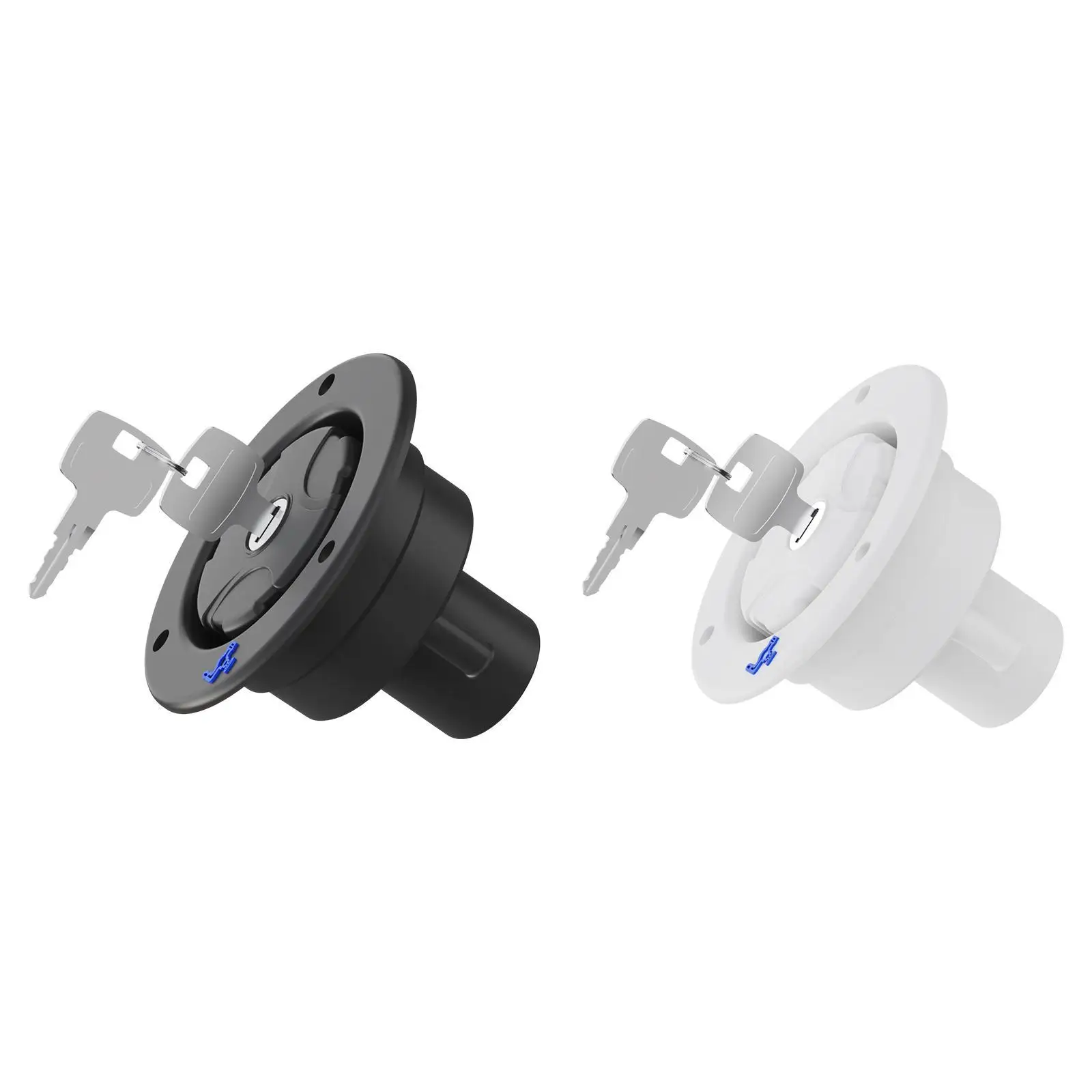 

RV Gravity Water Fill Cap Dustproof 2 Keys Accessories Universal Utility Water Fill Dish Lock for Camping Caravans Motorhome