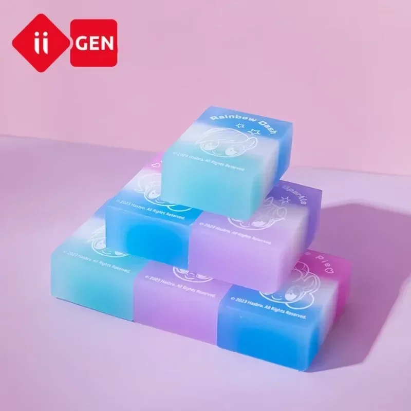 Iigen-Gomme colorée My Little Pony pour enfants, dessin animé créatif, étudiant, mignon, cadeau d'anniversaire et de Noël