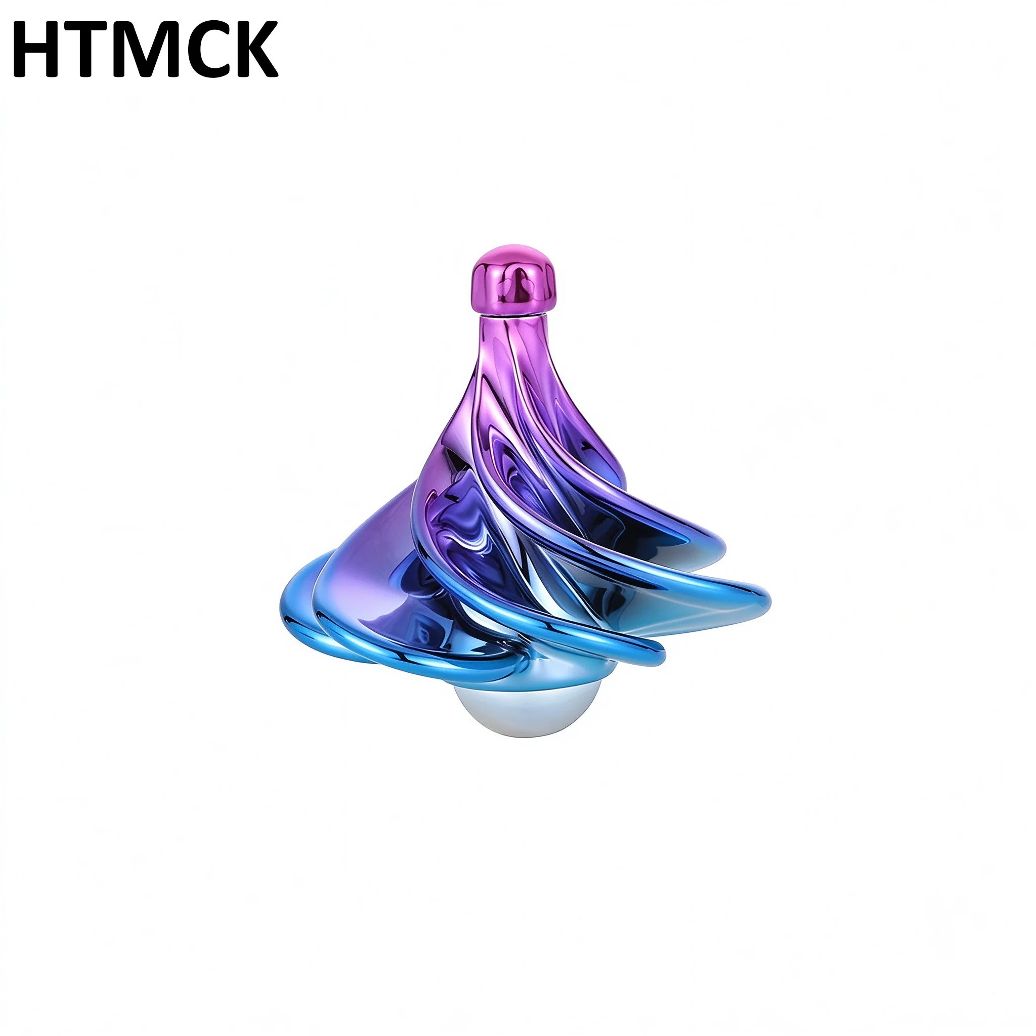 HTMCK Adult Stress Relief Funny Desk Wind Blowing Toy Rotating Pocket Fidget Kinetic Spinner for Children Birthday Xmas Gift