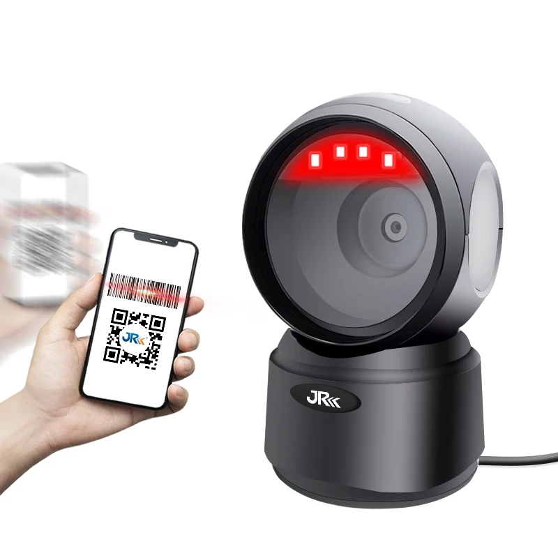 

Настольный сканер штрих-кодов T27H 1D 2D с функцией считывания QR-кодов для POS-систем, ПК, супермаркетов, книжных магазинов, розничной торговли и торговых центров