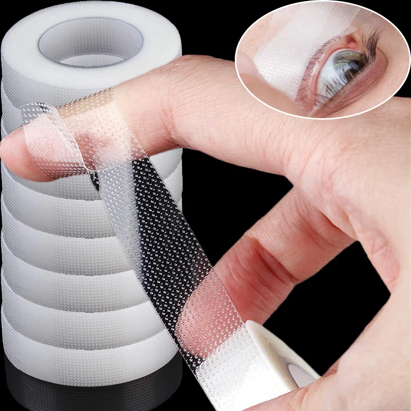 

Transparent Eyelash Tape Breathable Adhesive Micropore Fabric Tapes Non-woven Patch Eyelash Extension Makeup Tools Lash Lifting
