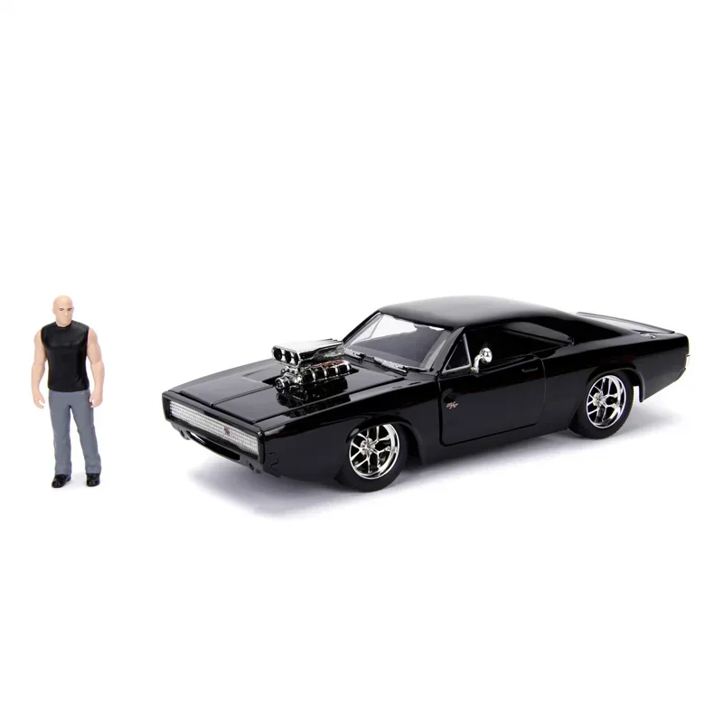 Jada 1:24 Dom’s 1970 Dodge Charger R/T Die Cast Kit hot toys Diecast Car Metal