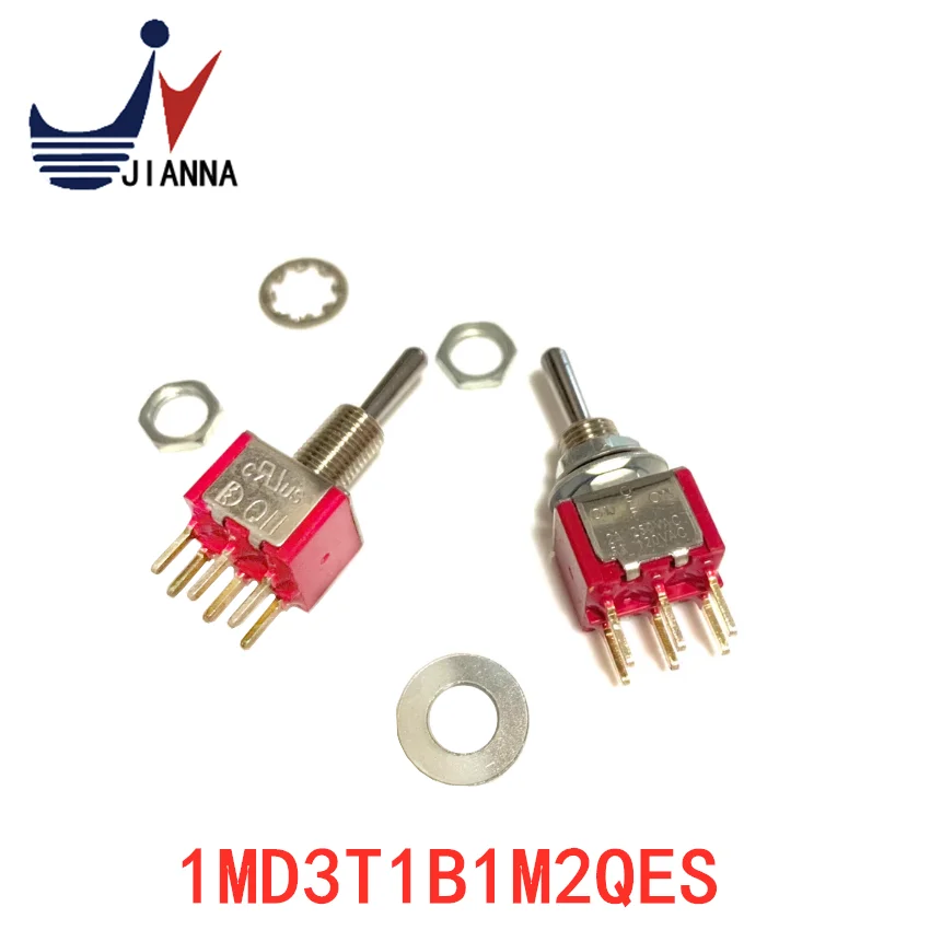 Deliway Q11 Toggle switch 1MD3T1B1M2QES 6-pin 3-speed shaking head rocker toggle switch