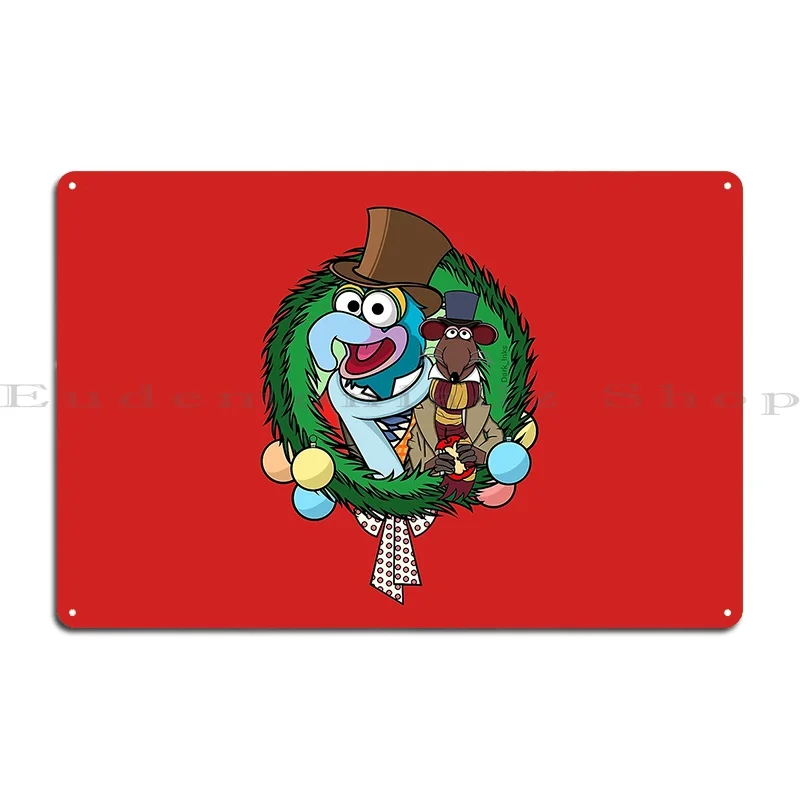 the muppet christmas carol charles dickens Metal Plaque Poster Bar Home Club Bar personalized Wall Decor Tin Sign Poster