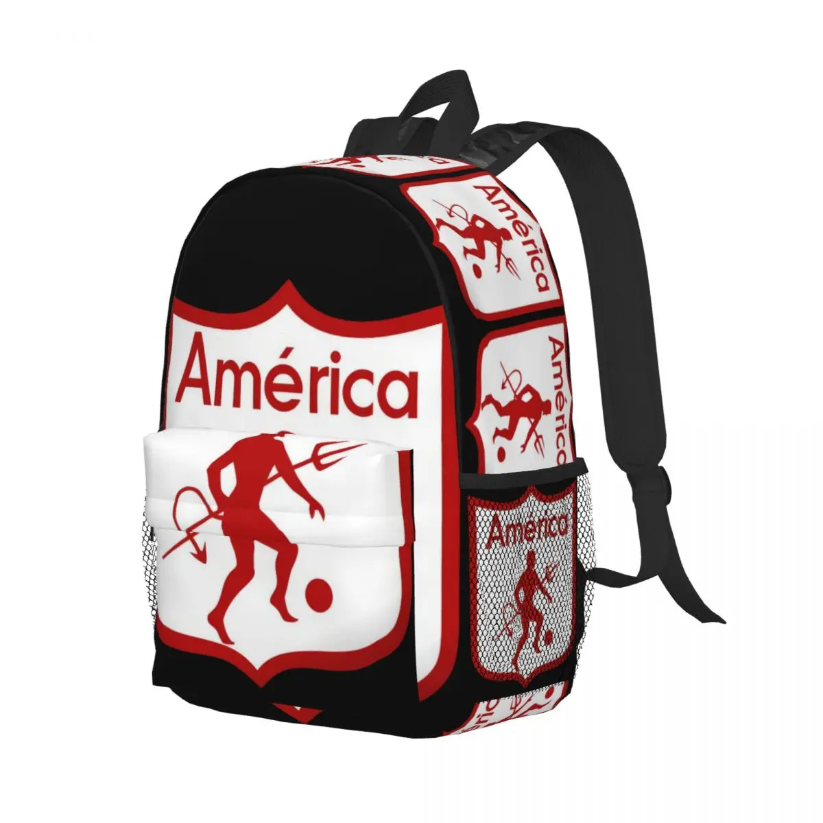 Mochila Americana De Los diabones Rojos, para estudiantes De secundaria y Universidad