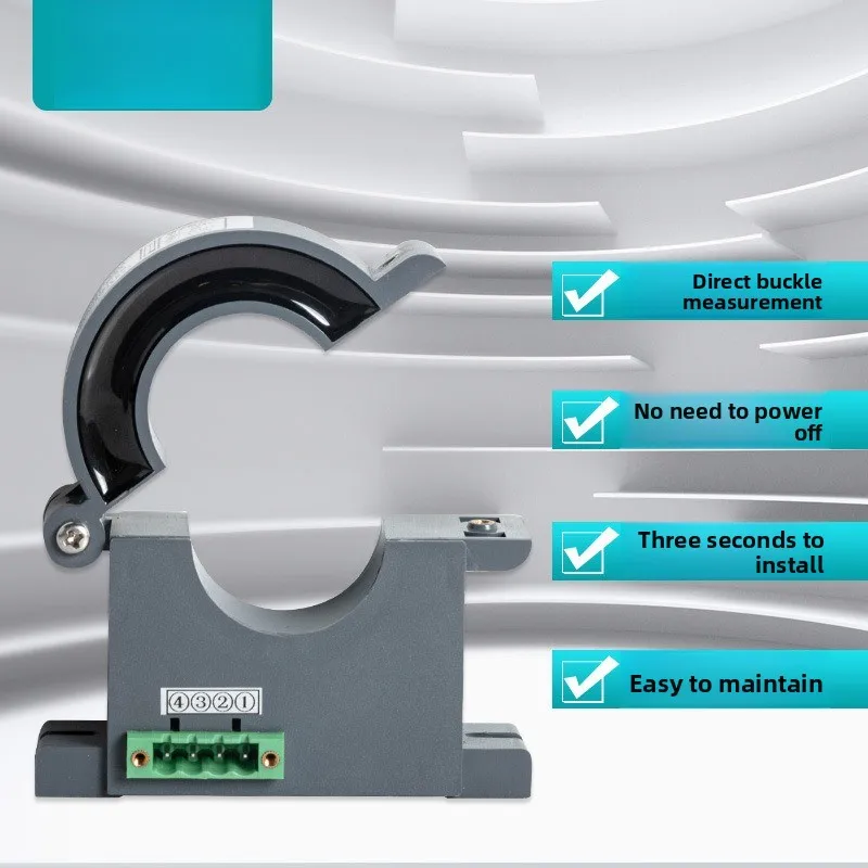 Current Sensor Transformer 10-100A AC Transmitter Output 4-20mA Intelligent Monitoring