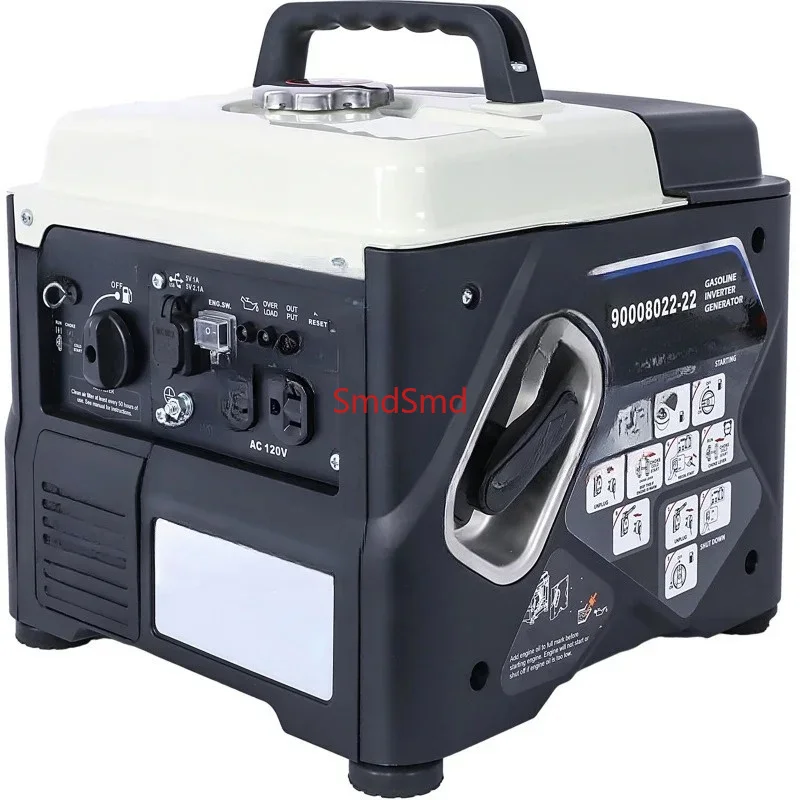 Gas Generator 1200W Small   Silent Frequency Conversion Outdoor RV Camping Portable Generator