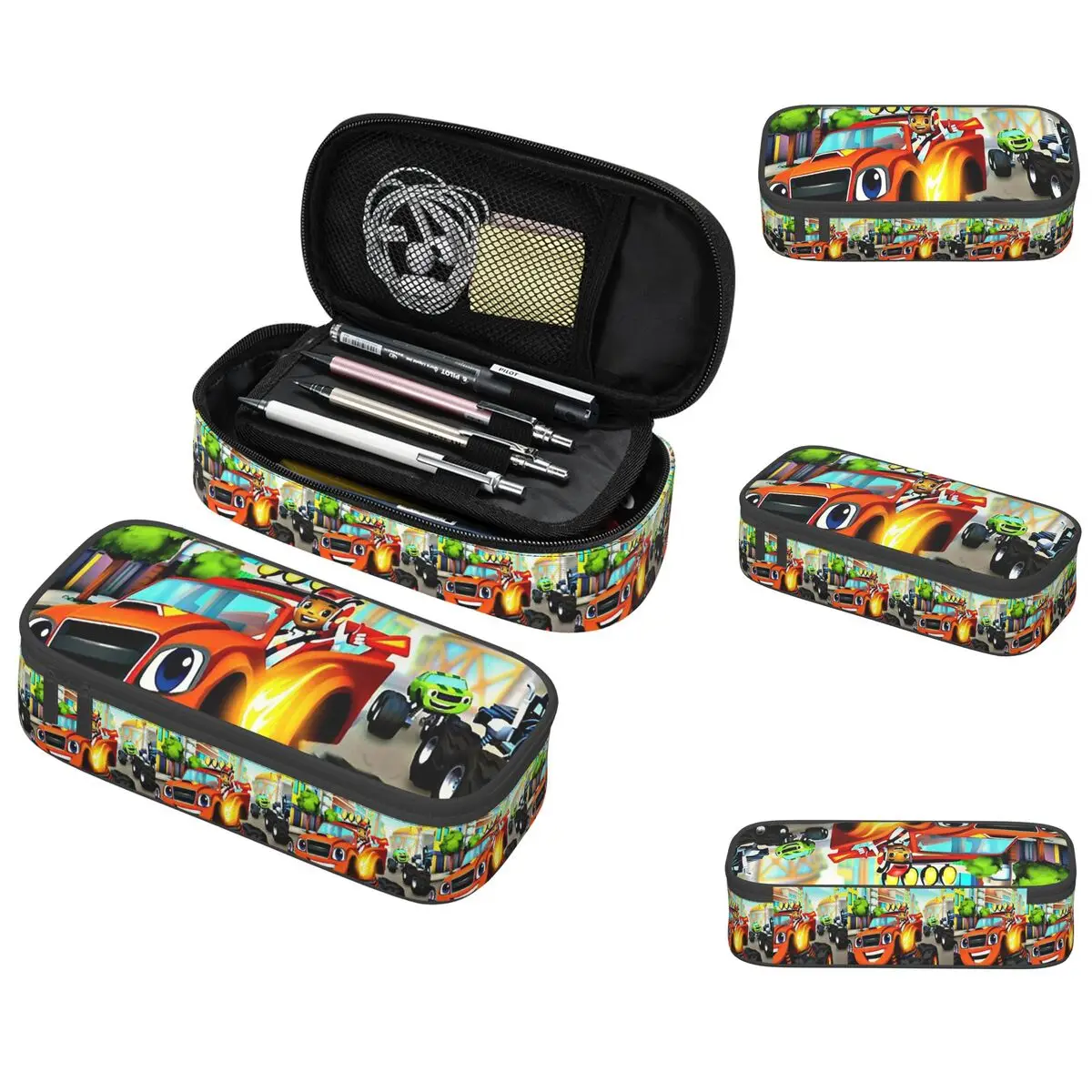 Blaze And The Monster Machines Pencil Case for Students Gifts Pen Box Pencil Bag Stationery Supplies Pen Holder Bag