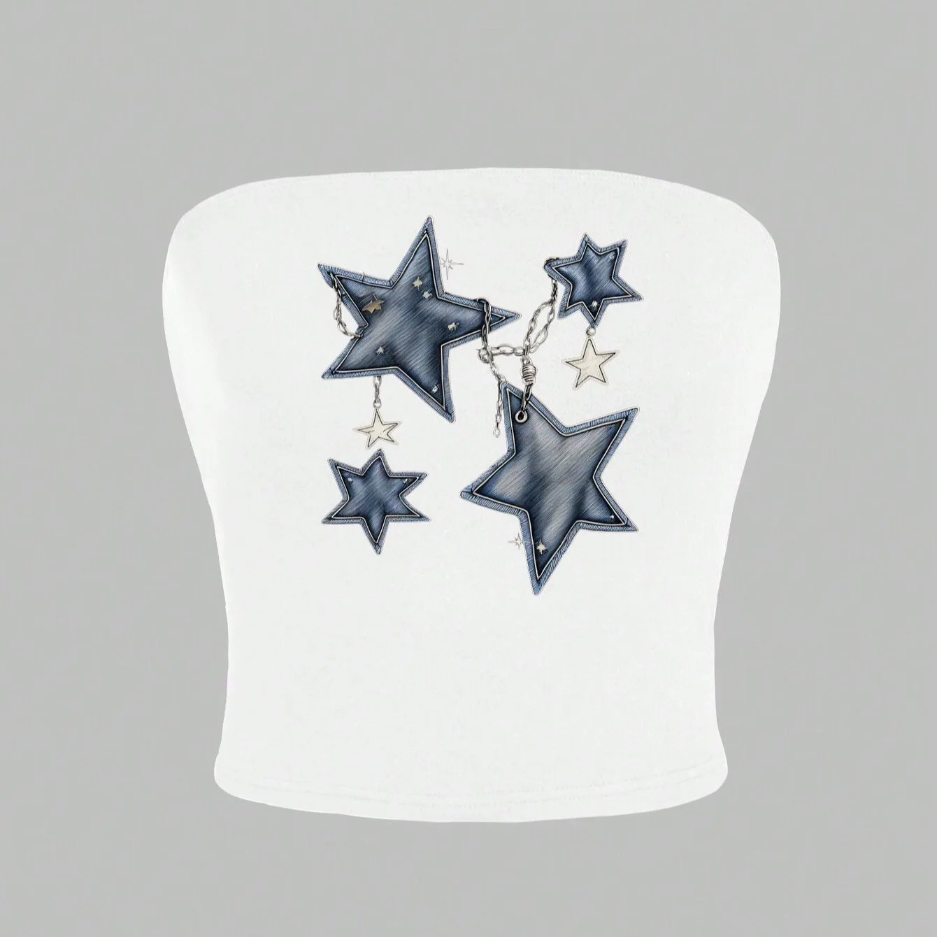 Estate New Star Casual senza spalline senza schienale Sexy due in uno vestibilità attillata