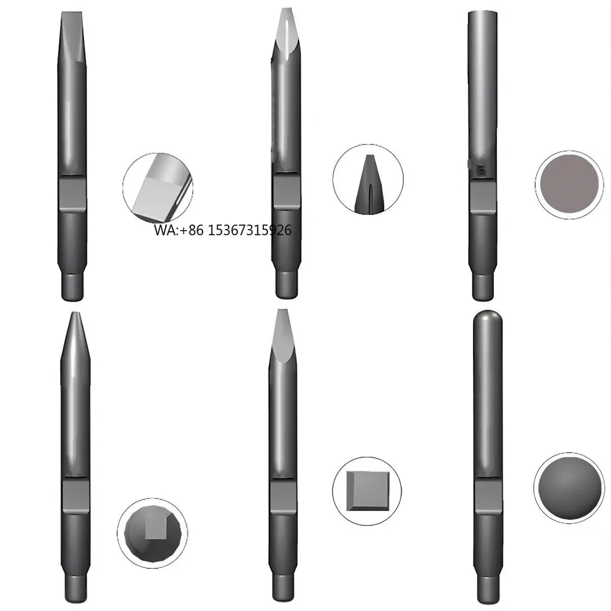 

Mining Machine Parts Rock Break Tool Hydraulic Stone Hamar Sb 35 Drill Bit
