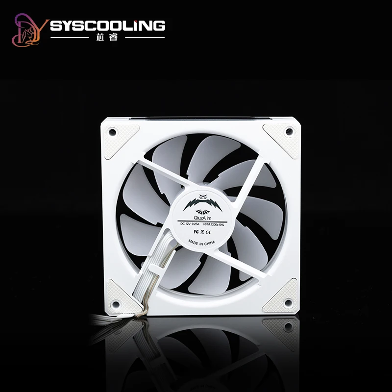SysCooling ARGB FANS Computer Chassis Fan 120mm ARGB 6 Pin PWM Quiet Cooling Fan 12V Large Air Volume 47.2CFM/650-1800RPM