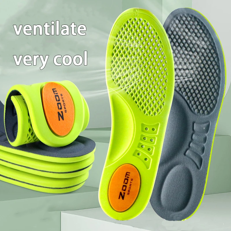 Breathable odor-resistant sports insole soft comfortable and shock-absorbing basketball insoles 1Pair/2Pair