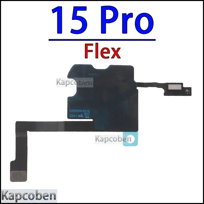 Front Proximity Light Sensor Flex Cable of Top Sound Ear Earpiece Speaker for IPhone 13 14 15 Mini Pro Max Plus + (Only Flex)