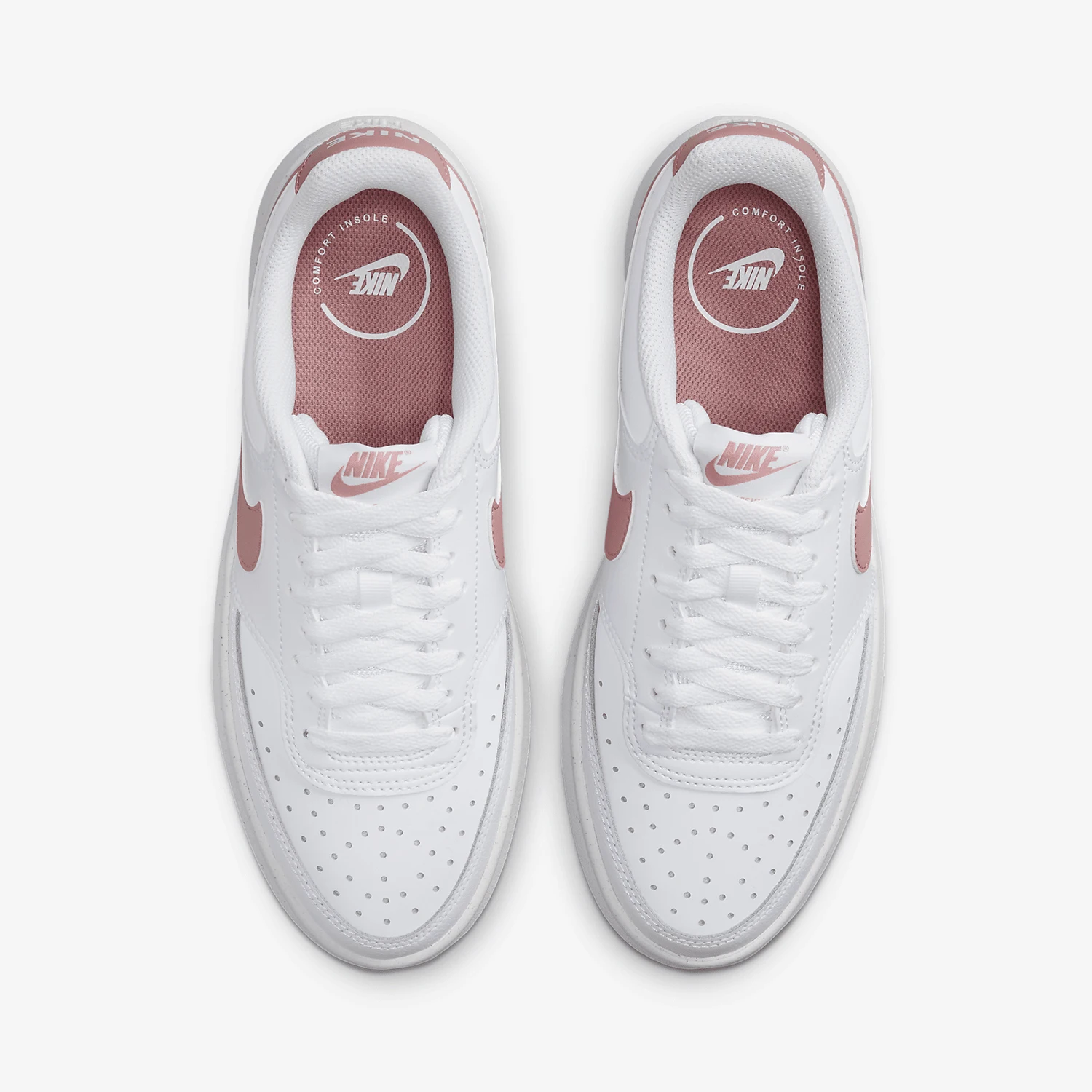 حذاء رياضي كاجوال نسائي من Nike Official Genuine Court Vision Alta بنعل سميك DZ5394-102
