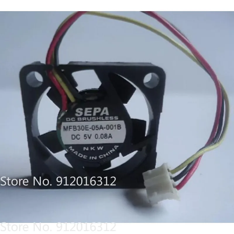 Fan for SEPA 3007 5V 0.08A MFB30E-05A-001B 3-wire Cooler Fan
