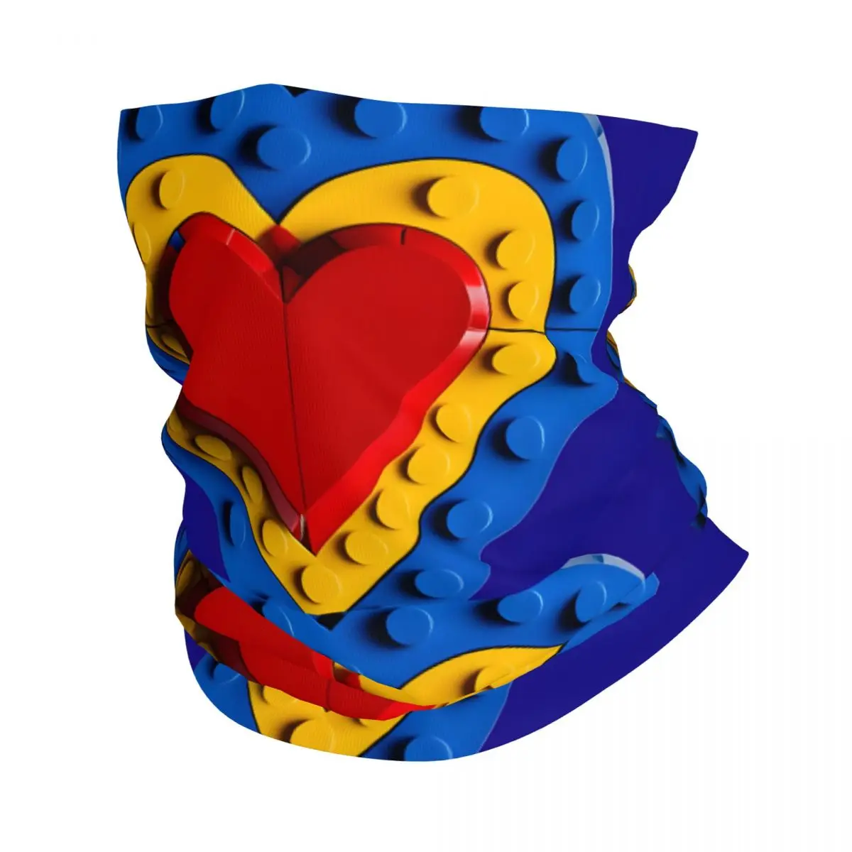 

Бандана на шею для мужчин и женщин, игровой коврик с принтом Love Heart, шарф универсальный, тонкий, для езды на велосипеде и занятий спортом