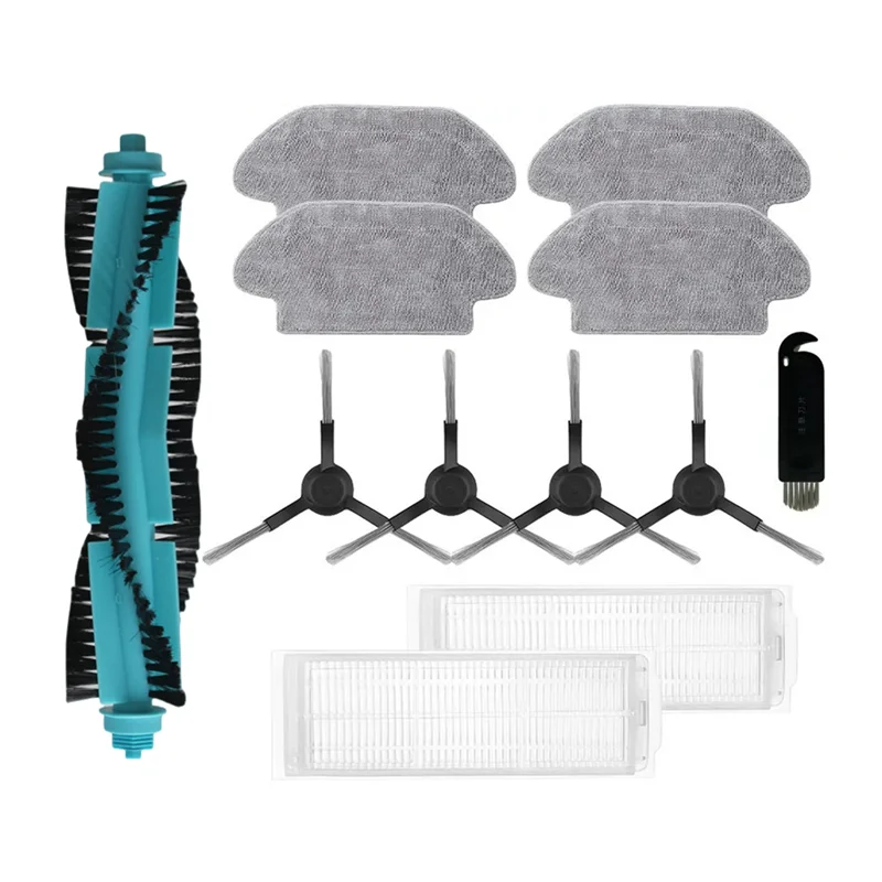 AC39-Per Viomi V2 Pro V3 SE V-RVCLM21B Parti di ricambio Accessori Spazzola laterale principale Filtro Mop