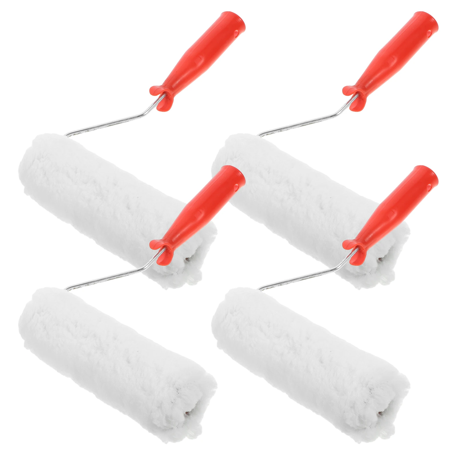 

4Pcs Paint Rollers Small 8 Inch Quick Replace Cover for House Painting Cabinet Wall Door Furniture Supplies Rollers for Painting