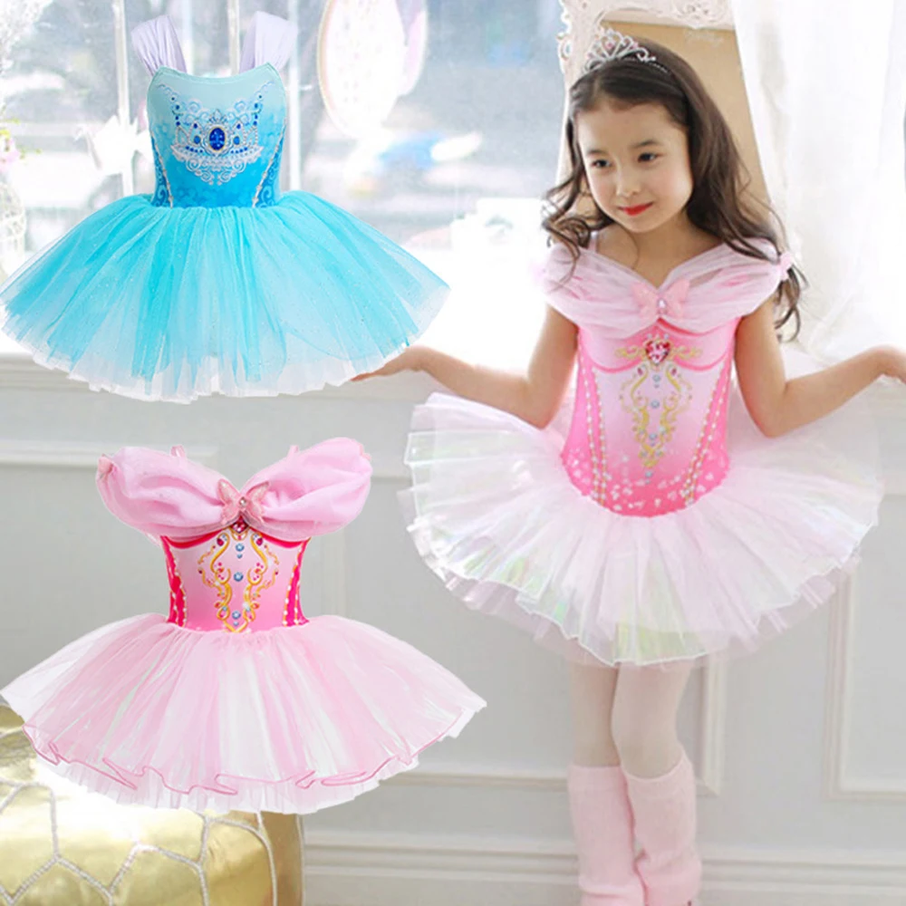 Child  Fancy Fairy Elsa Cinderella Ariel Alice Dress Up Party Toddler Girl Princess Ballet Tutu Dress Cartoon Mouse Ear Headwear