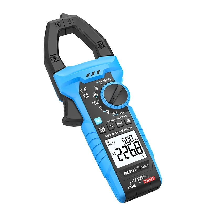 

Digital Current Clamp Meter Pliers Ammeter Resistance Tester 1000A AC Amperimetric Clamp Multimeter Ampere Clamp Flow Meter