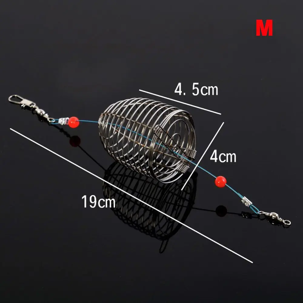 Small Fish Bait Trap Holder Bait Basket Lure Cages Fishing Bait Cage Fishing Feeder