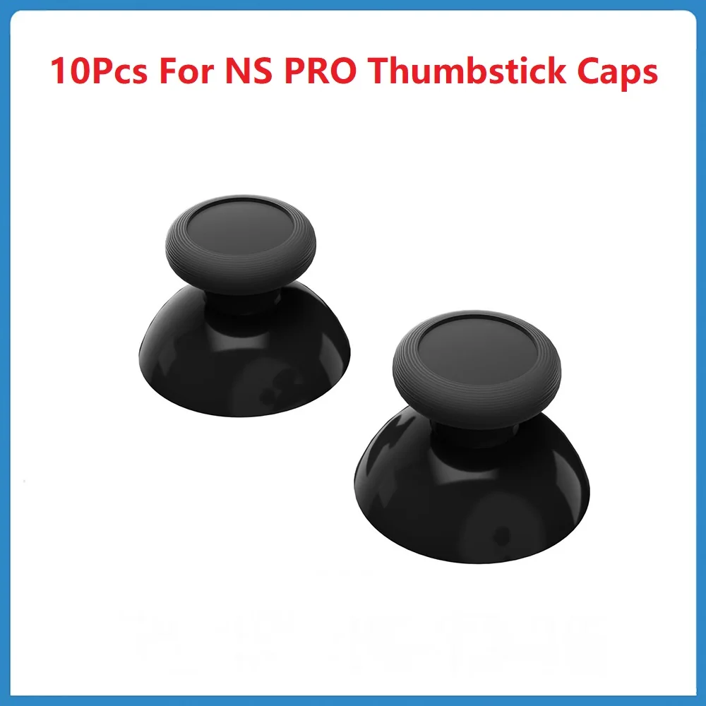 

10Pcs For NS Switch PRO Rocker Cap Handle Analog Mushroom 3D Joystick Caps NS Pro Controller Thumbstick Head