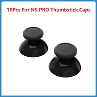 10Pcs For NS Switch PRO Rocker Cap Handle Analog Mushroom 3D Joystick Caps NS Pro Controller Thumbstick Head