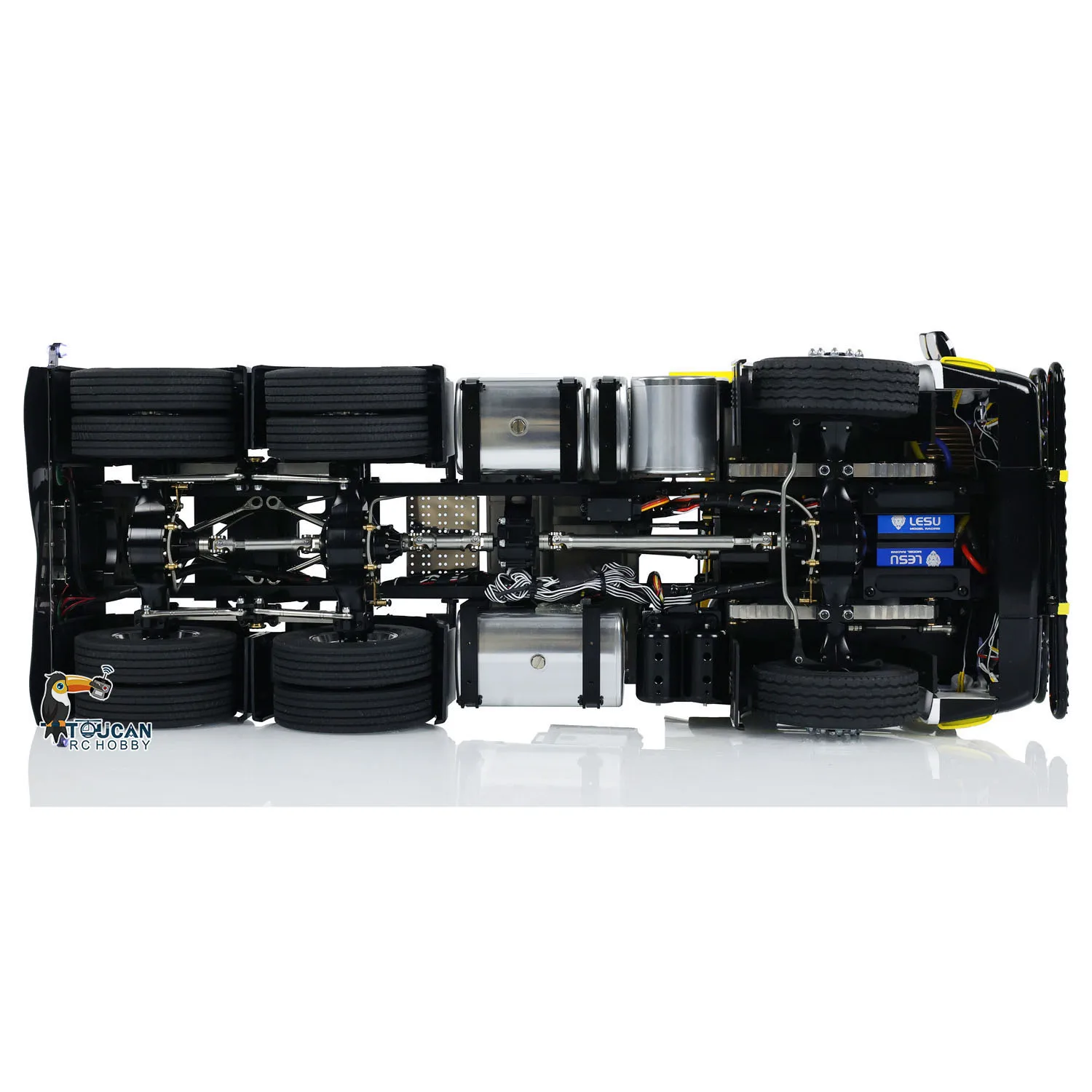 6x6 LESU 1/14 RCトラクタートラック メタルシャーシ RTR ラジコンカー サウンドライト装飾エアコンおもちゃ THZH1780