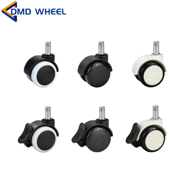 5 Pcs 2 Inch Casters Nursing Bed Office Chair