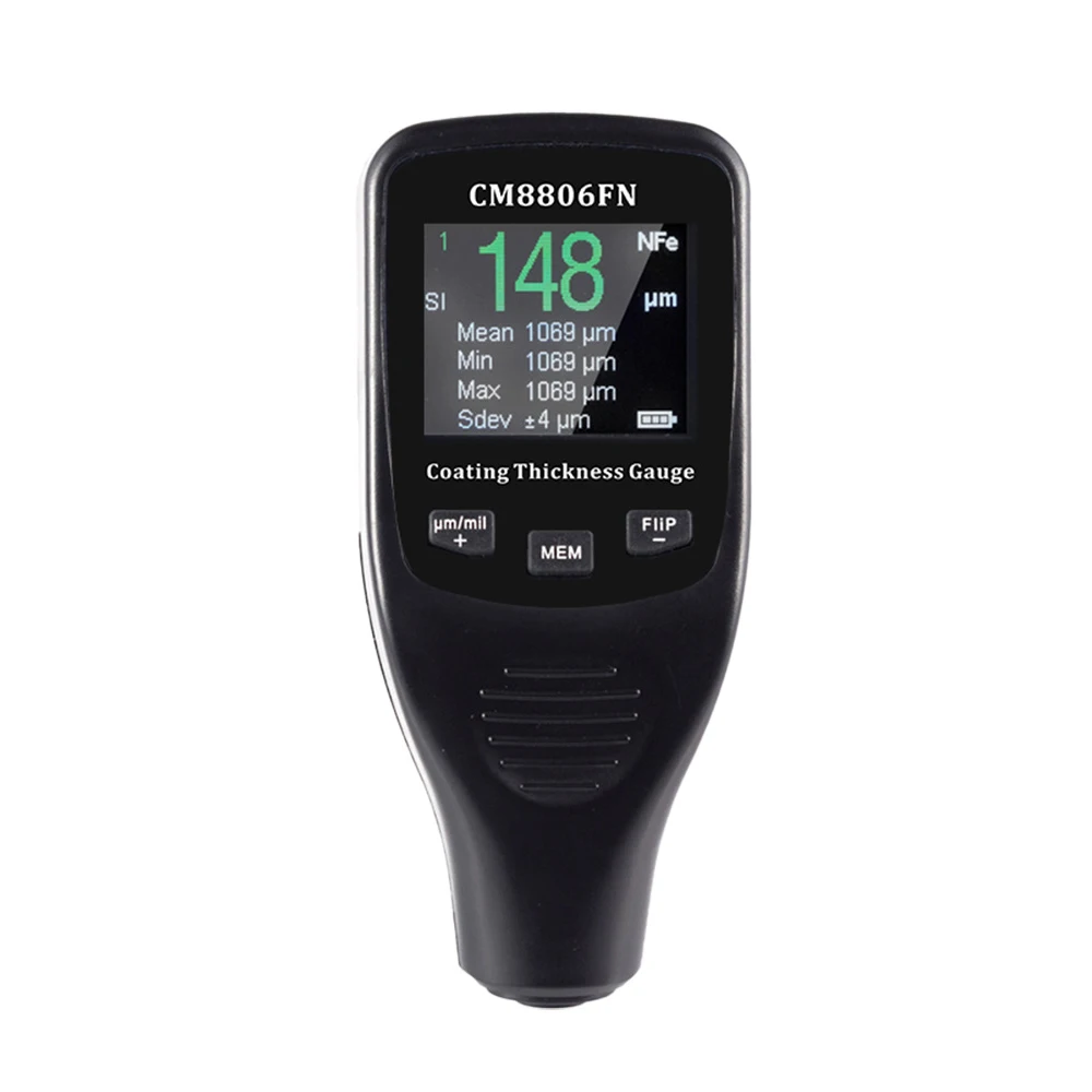Electronic Power and Auto Testing Machine Usage Digital CM8806FN Paint Coating Thickness Gauge
