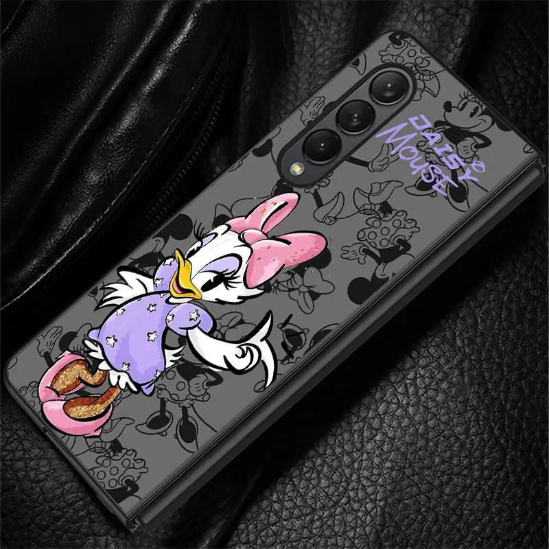 Disney-fundas de Mickey y Minnie Mouse para Samsung Galaxy Z, Funda de PC dura a prueba de golpes, Fold6, ZFold4, Z, Fold3, Z, Fold5, 5G, Z, Fold4,