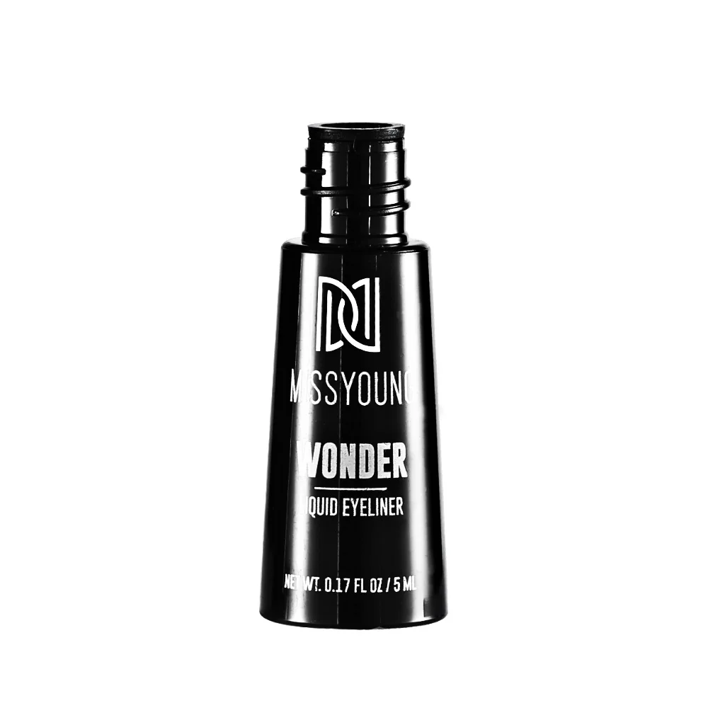 Delineador líquido inoxidável ultra fino, impermeável, preto escuro, duradouro, produtos de maquiagem, ferramenta de maquiagem