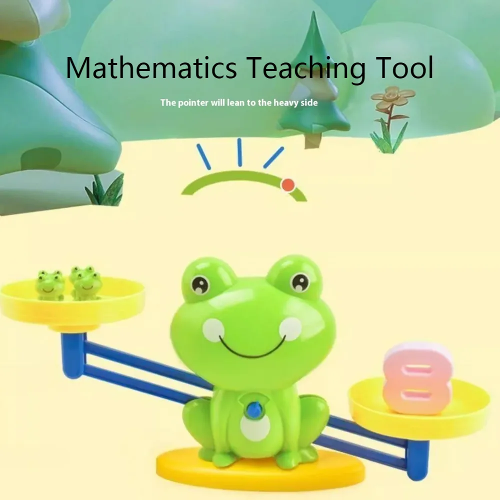 

Digital Frog Balance Early Education Puzzle Toy Kindergarten Addition And Subtraction Enlightenment Mathematics Teaching Tool