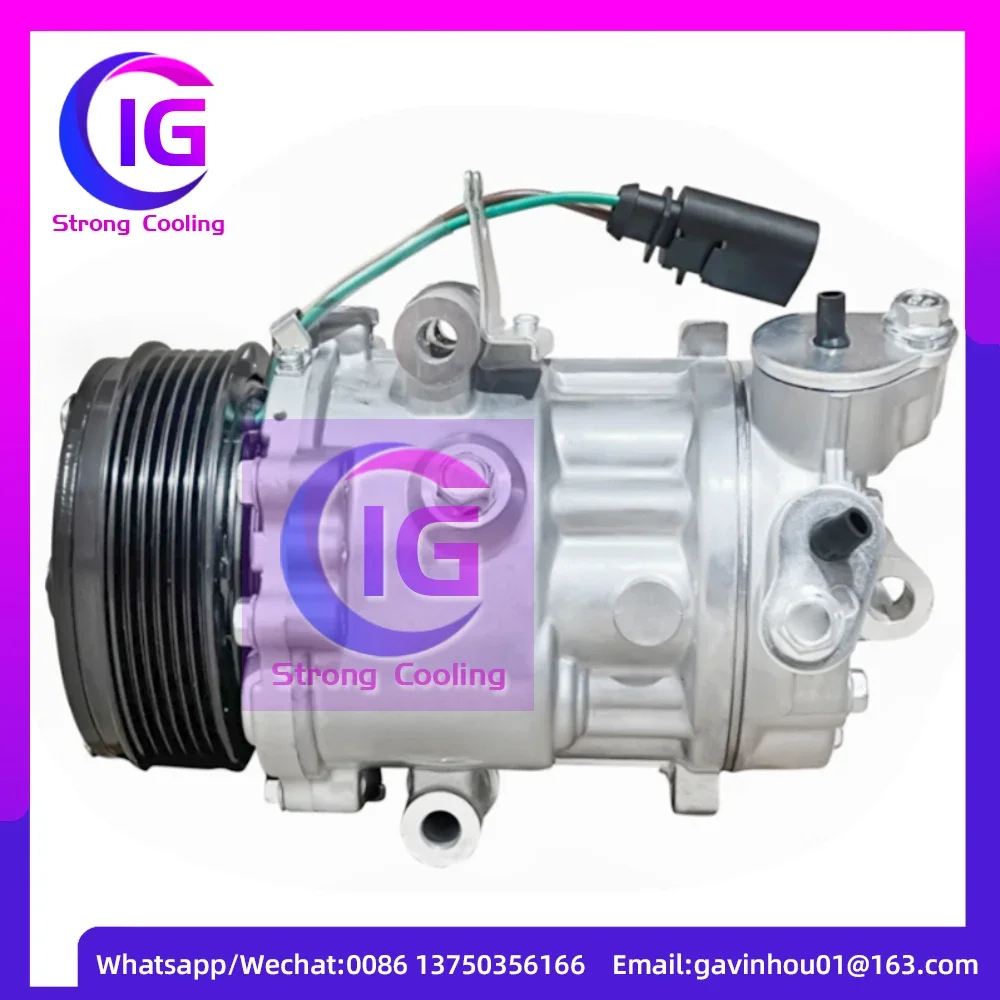 NEW SD6V12 AC Compressor for VOLKSWAGEN VENTO POLO SKODA RAPID 6R0820803A 6RF820803 1S0.820.803.C 6RD820803 6RD820803D